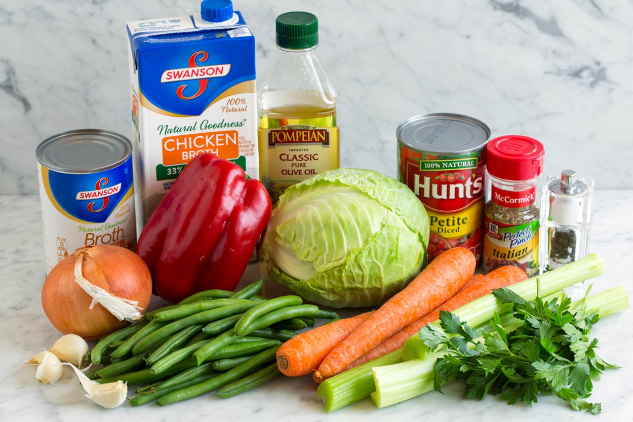 Cabbage Soup Ingredients
