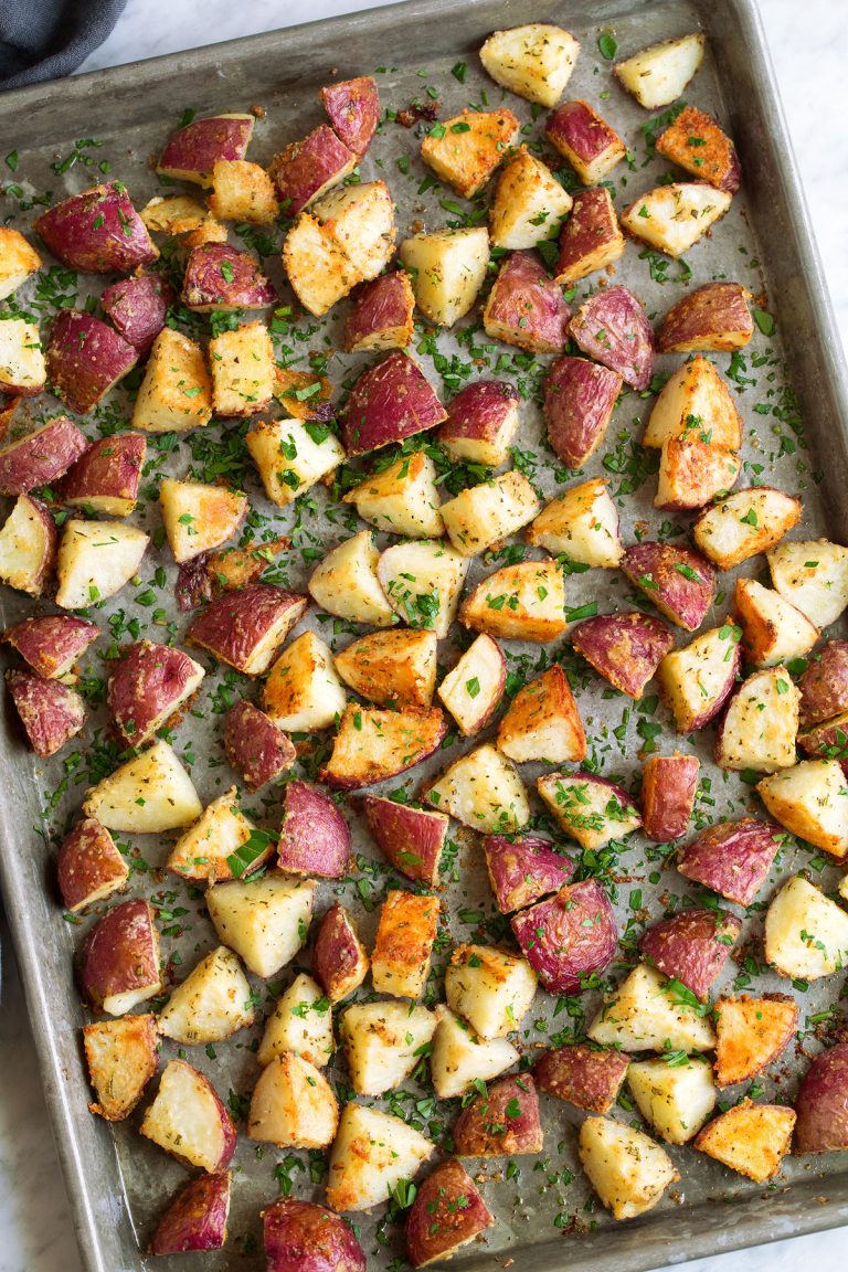 Roasted Potatoes with Parmesan, Garlic, & Herbs Cooking Classy