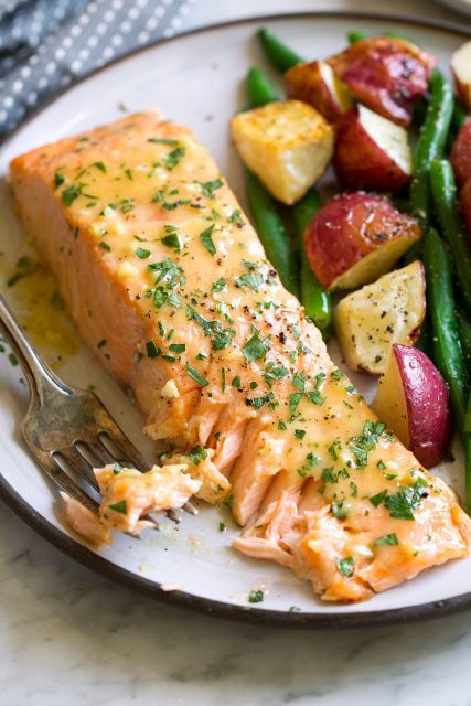 Baked Salmon (with Buttery Honey Mustard Sauce) - Cooking Classy