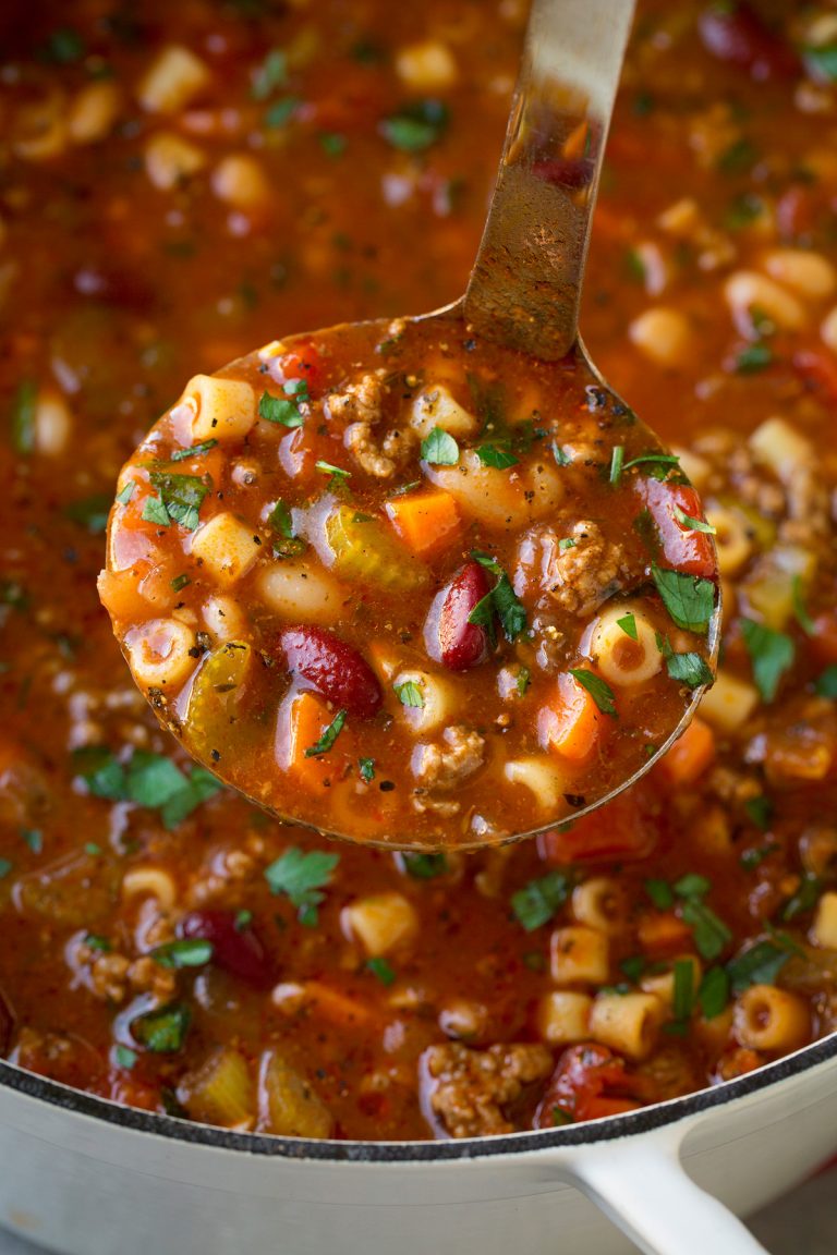 Pasta Fagioli Soup {Better than Olive Garden's!} Cooking Classy