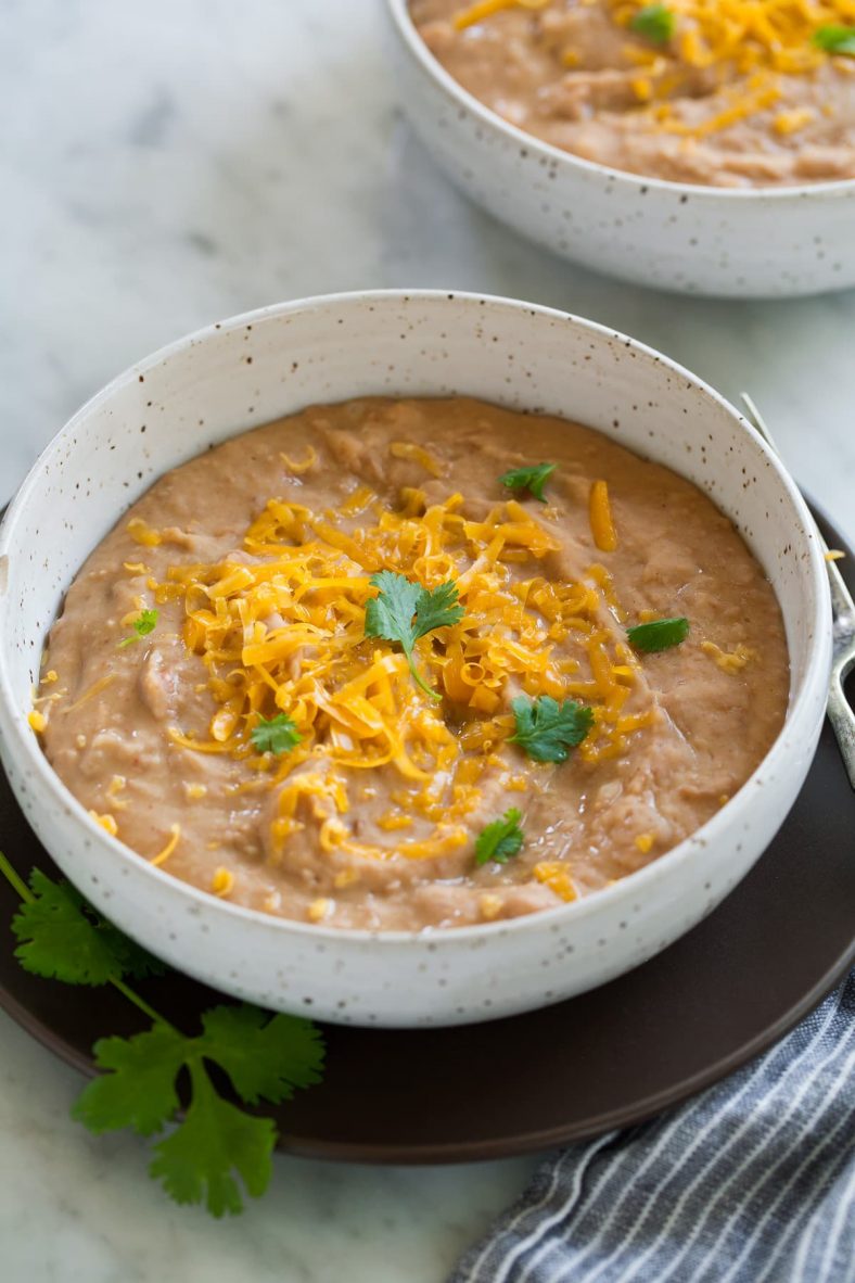 Refried Beans {Crockpot or Instant Pot Method} Cooking Classy