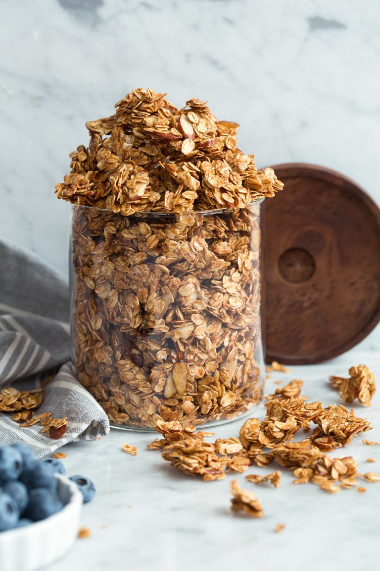 Granola Recipe (Crisp and Clustery. No Oil or Butter!) Cooking Classy