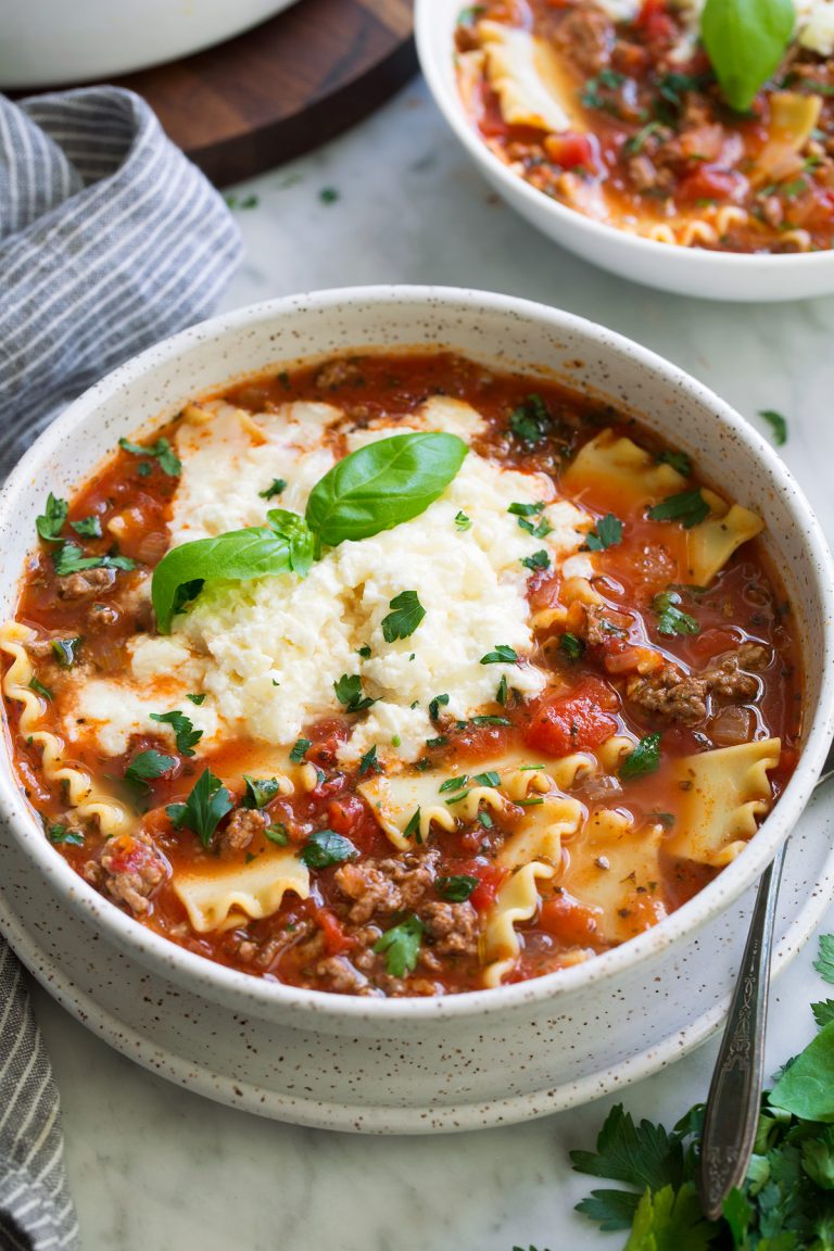 Lasagna Soup Perfected Recipe Cooking Classy