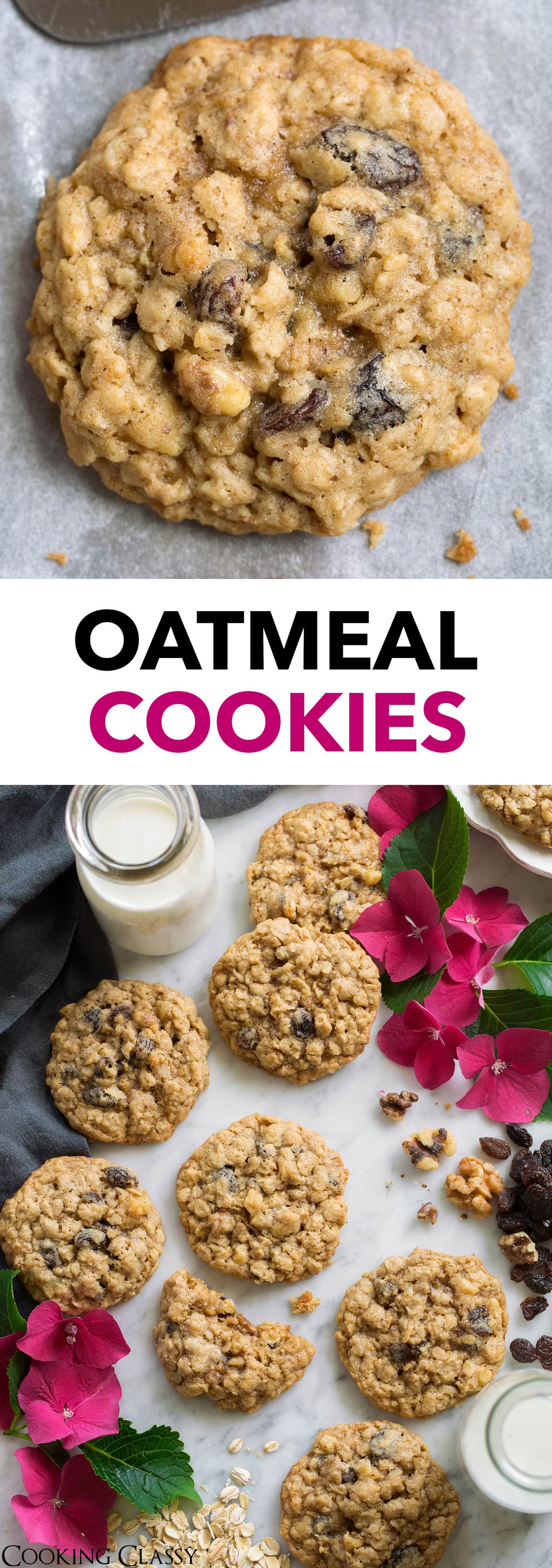Oatmeal Cookies {Soft and Chewy} Cooking Classy