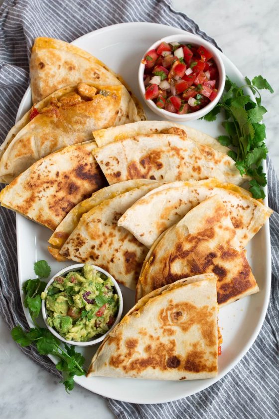 Chicken Quesadillas {Fajita Style} Cooking Classy