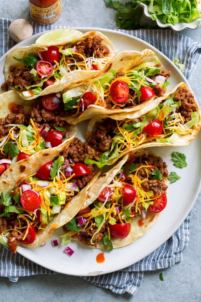 Ground Beef Tacos ( and 10 More Taco Recipes!) Cooking Classy