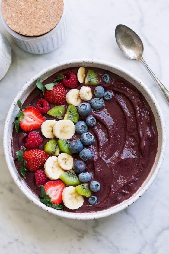 Acai Bowl Recipe {Blender or Food Processor Option} Cooking Classy