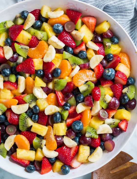 Apple Fruit Salad (with Creamy Cinnamon Dressing) Cooking Classy