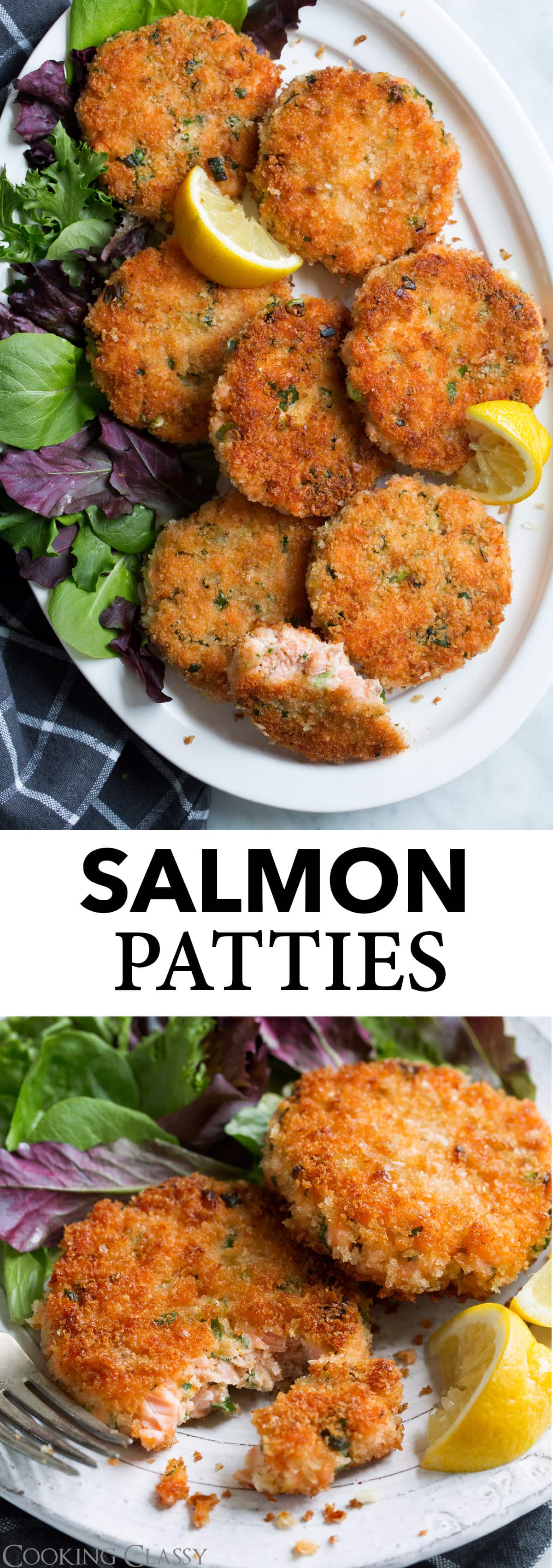 Salmon Patties Recipe {Salmon Cakes} Cooking Classy