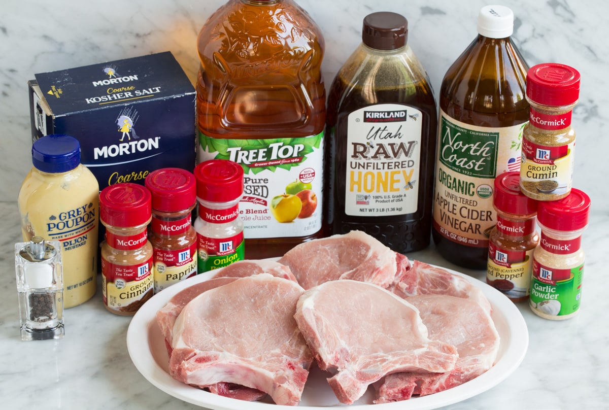 Grilled Pork Chop ingredients