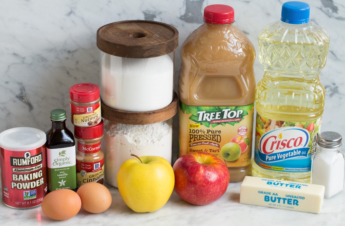 Apple fritter ingredients