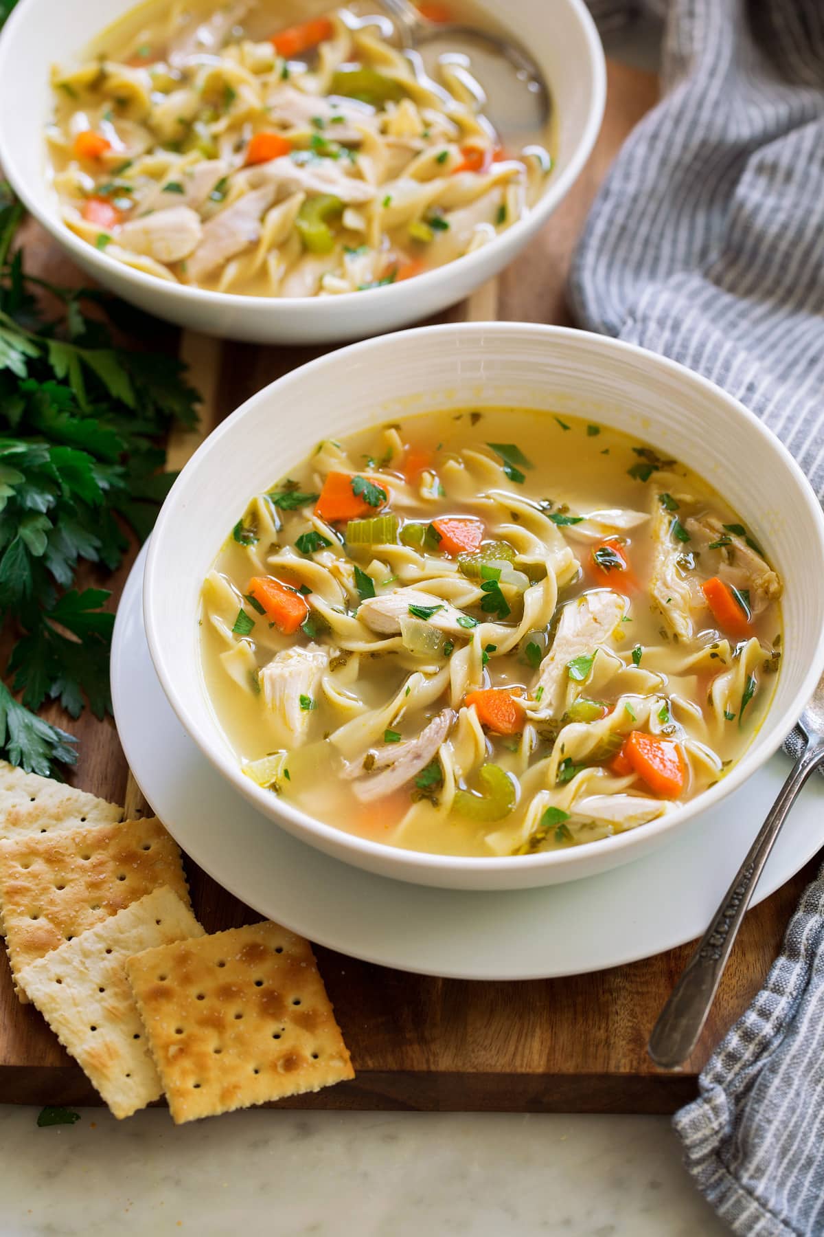 Easy Chicken Noodle Soup Recipe  Cooking Classy