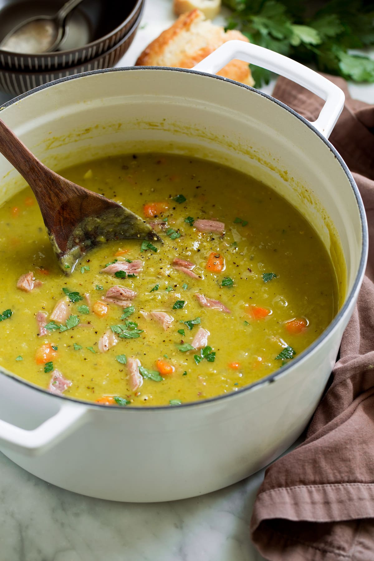 Split Pea Soup Recipe (Stovetop, Crockpot, Instant Pot) - Cooking Classy