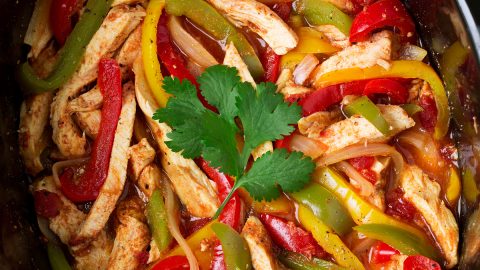 Crockpot Chicken Fajitas