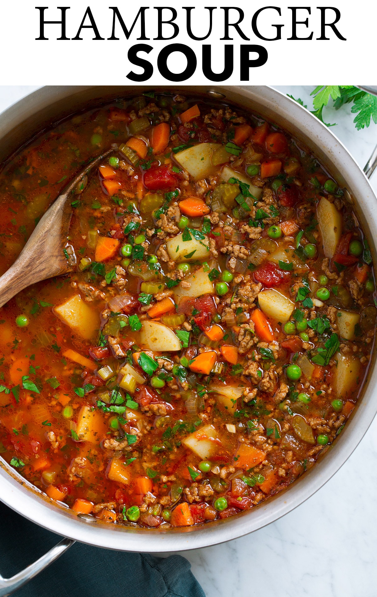 Hamburger Soup - Cooking Classy