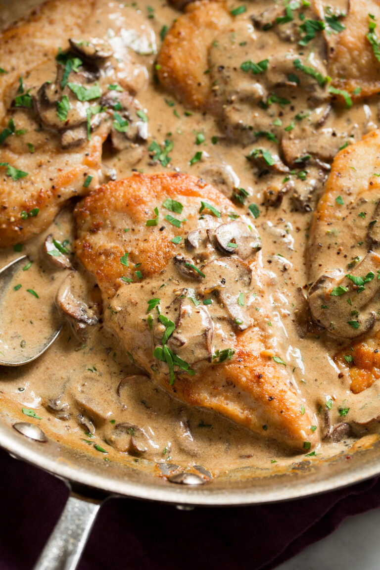 Chicken Marsala Recipe {with Creamy Marsala Sauce} Cooking Classy