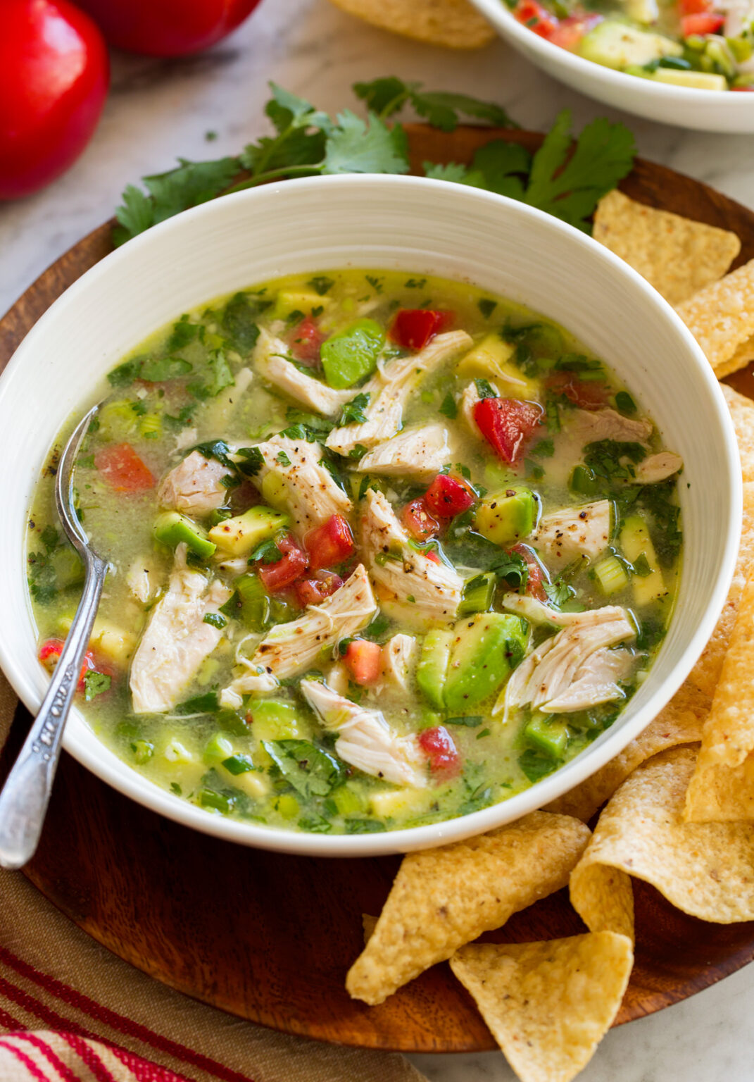 Chicken Avocado Soup - Cooking Classy