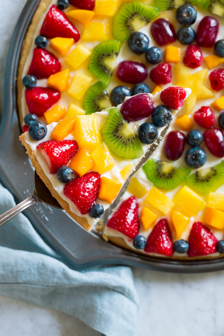 Fruit Pizza (with Cream Cheese Frosting) Cooking Classy