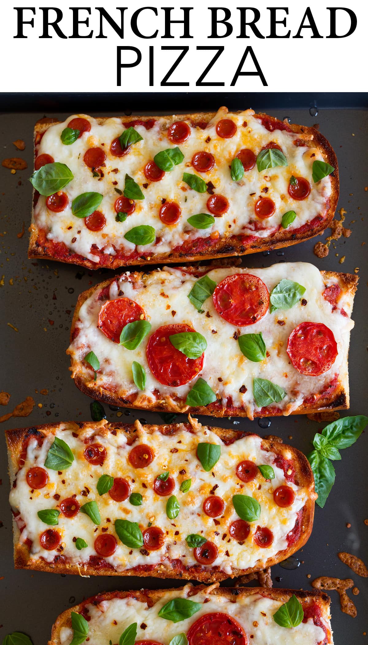 French Bread Pizza - Cooking Classy