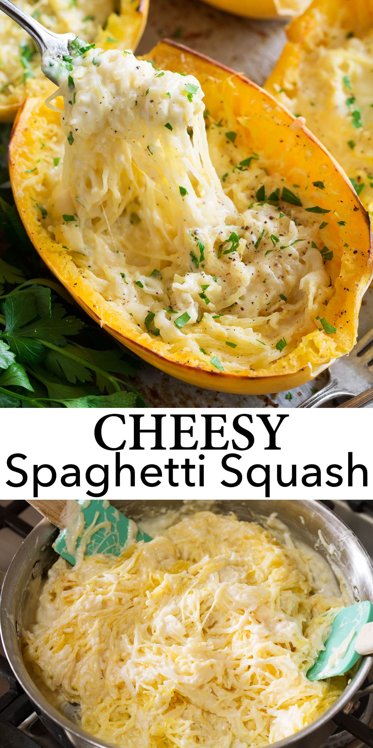 Cheesy Spaghetti Squash Recipe - Cooking Classy