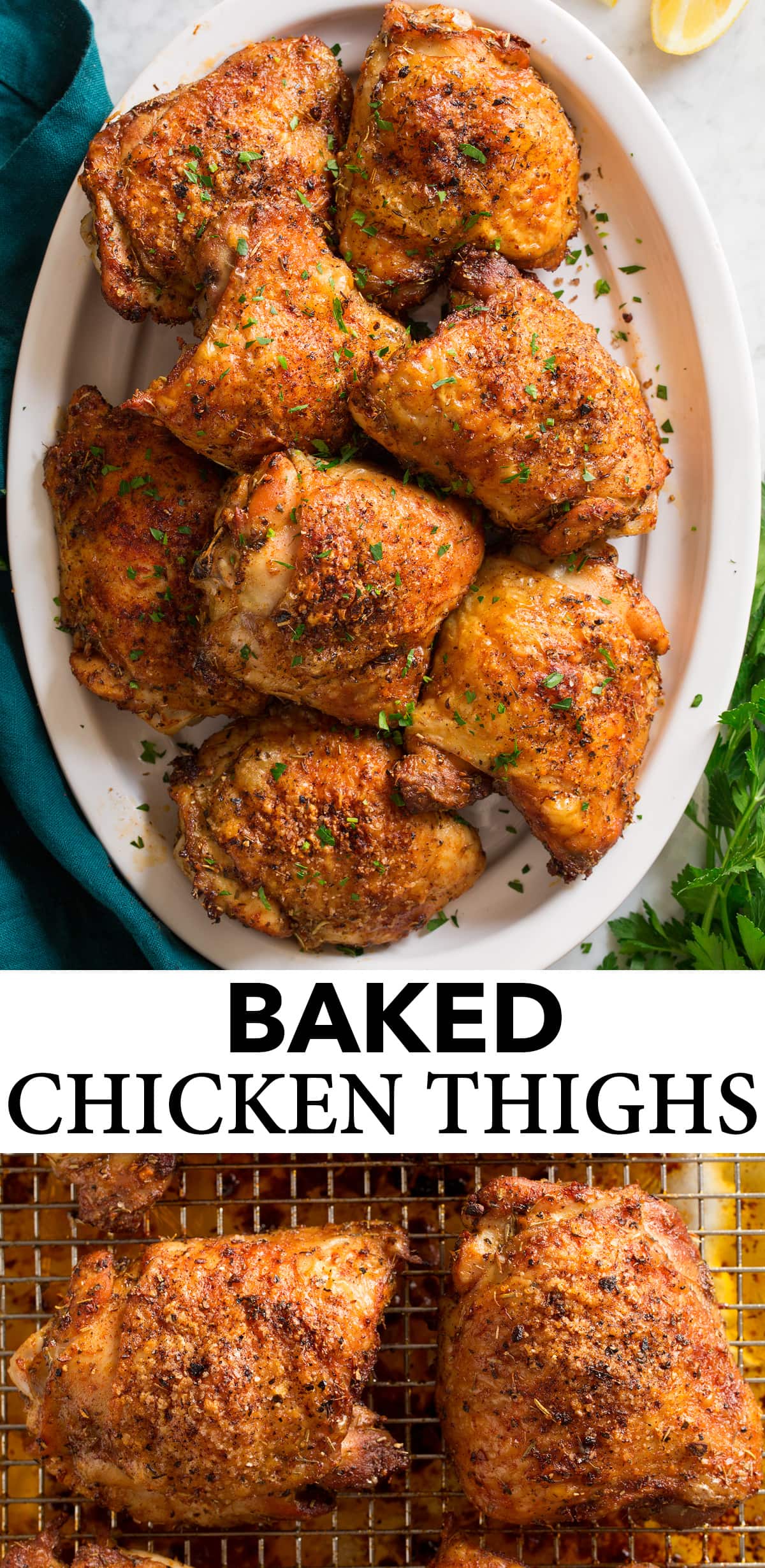 Baked Chicken Thighs - Cooking Classy