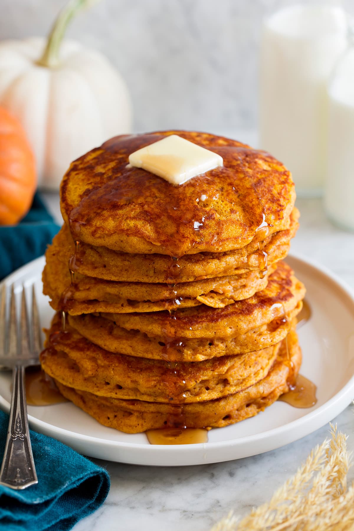 The Best Pumpkin Pancakes - Cooking Classy
