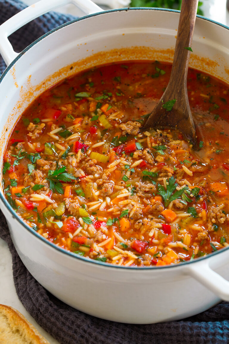 Italian Sausage Soup Cooking Classy