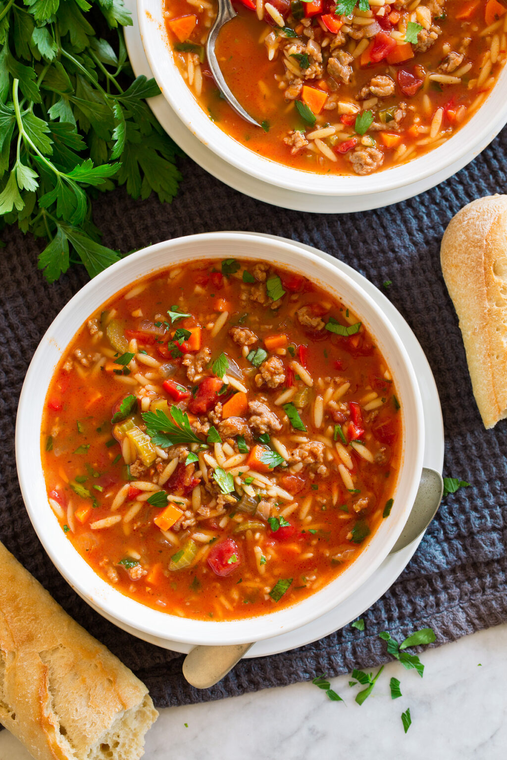 Italian Sausage Soup - Cooking Classy