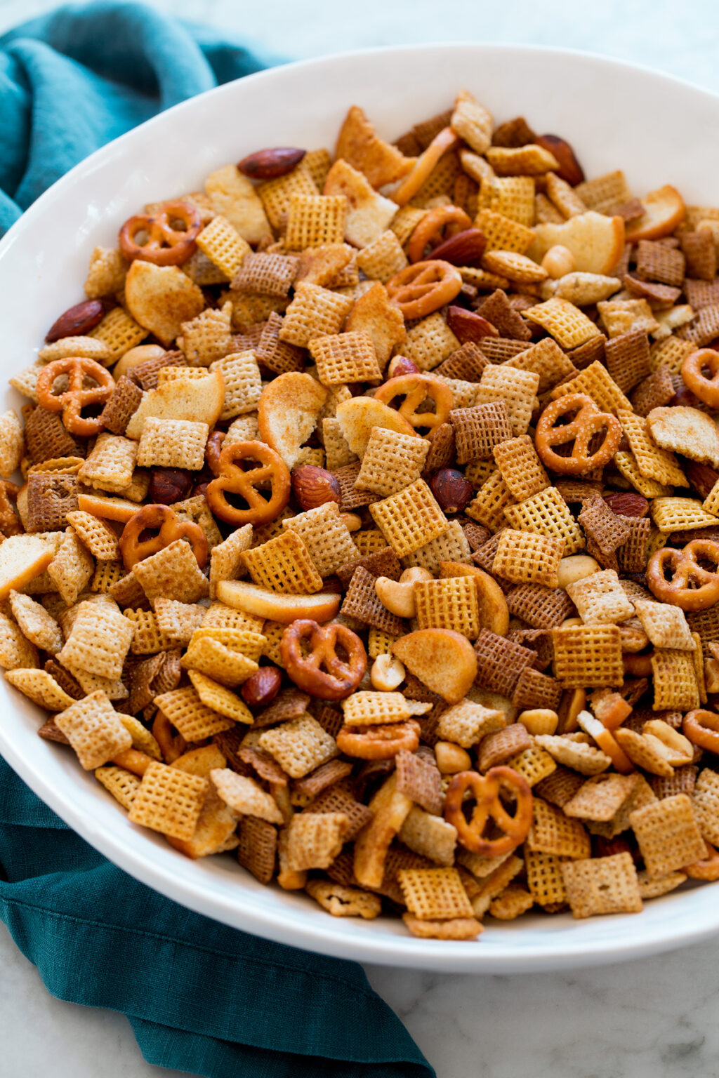 Chex Mix (Oven, Microwave, Slow Cooker) - Cooking Classy