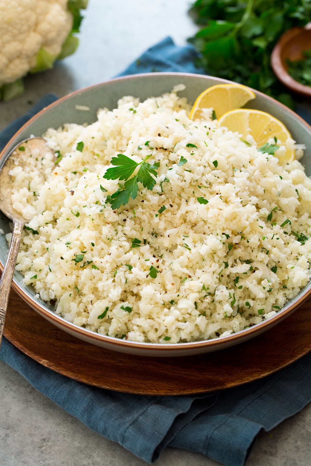 Cauliflower Rice with Garlic And Parmesan Cooking Classy