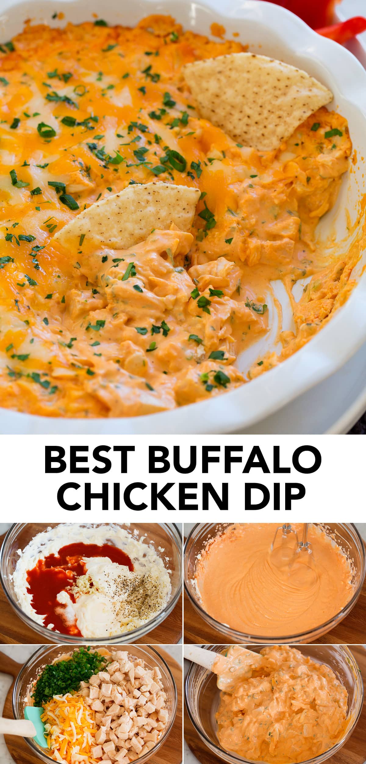 Super Bowl Buffalo Chicken Dip - Cooking Classy