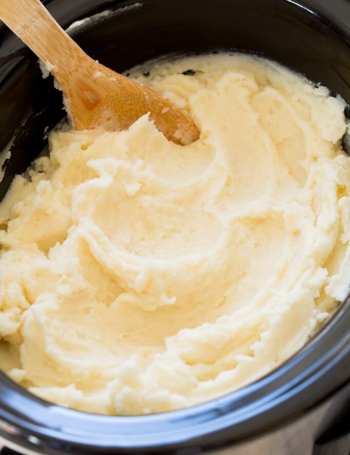 Slow Cooker Garlic Mashed Potatoes Cooking Classy