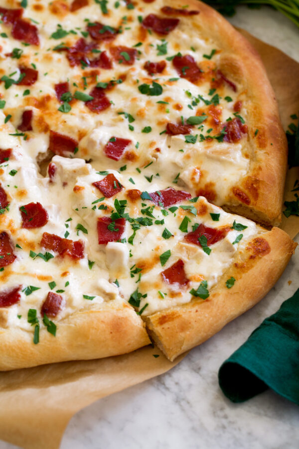 Chicken Alfredo Pizza Cooking Classy