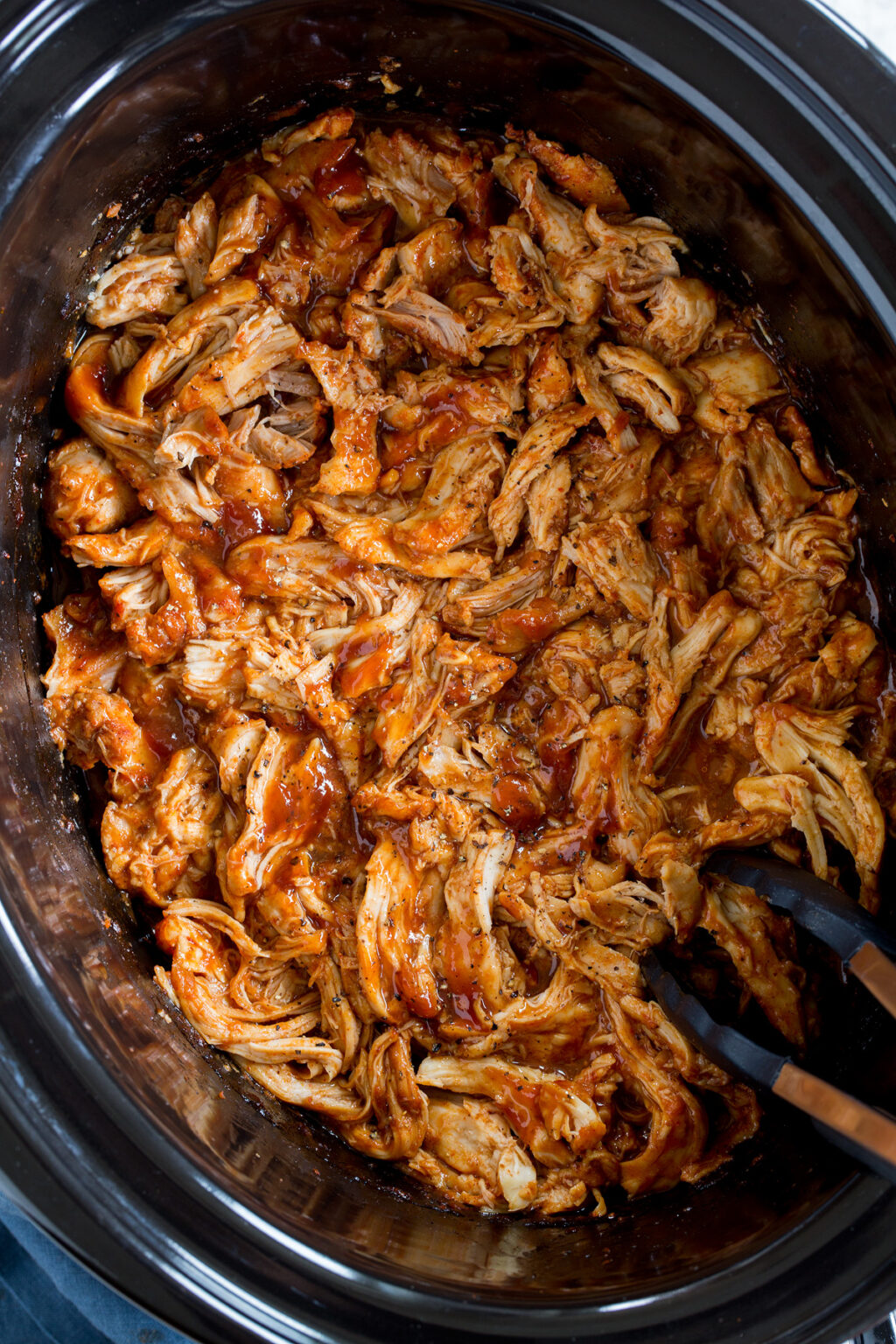 Crockpot BBQ Chicken Pulled Chicken Cooking Classy