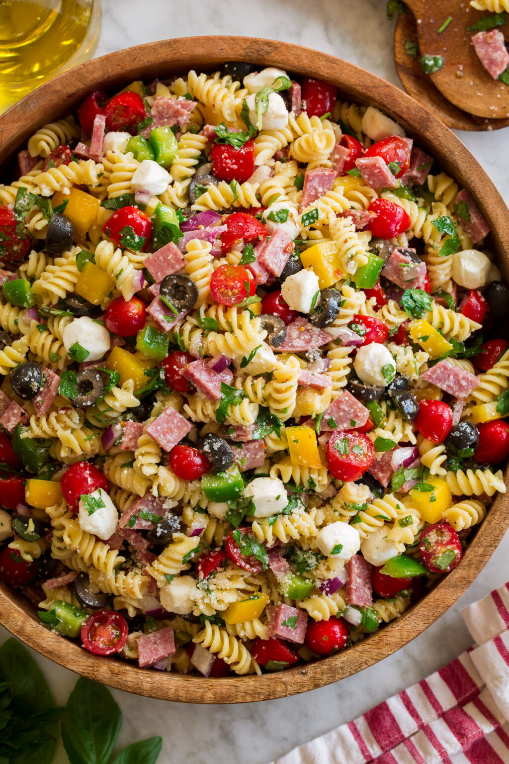 Italian Pasta Salad Recipe - Cooking Classy