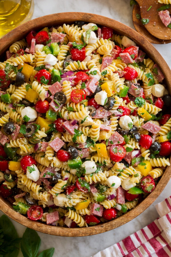 Italian Pasta Salad Recipe - Cooking Classy