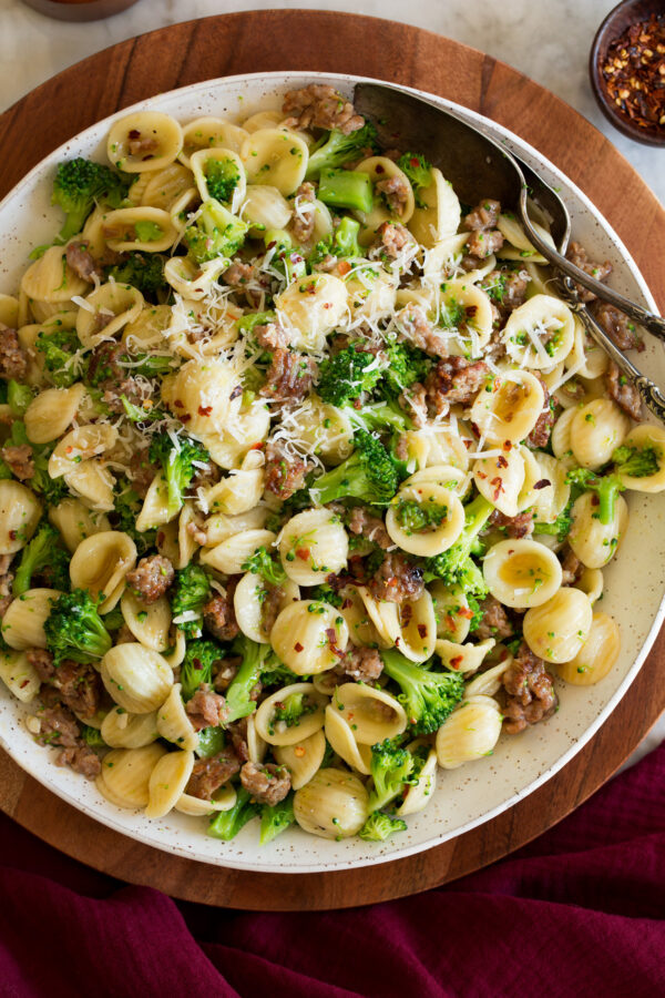 Orecchiette with Sausage and Broccoli Recipe Cooking Classy
