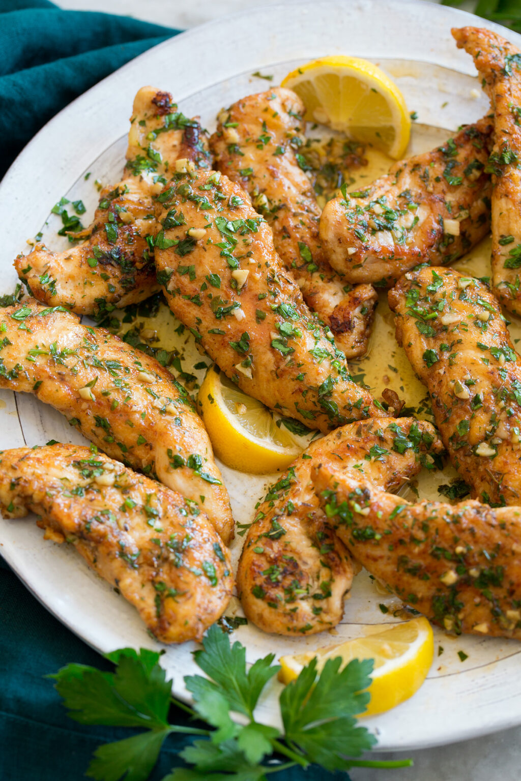 Lemon Butter Chicken Tenders Cooking Classy