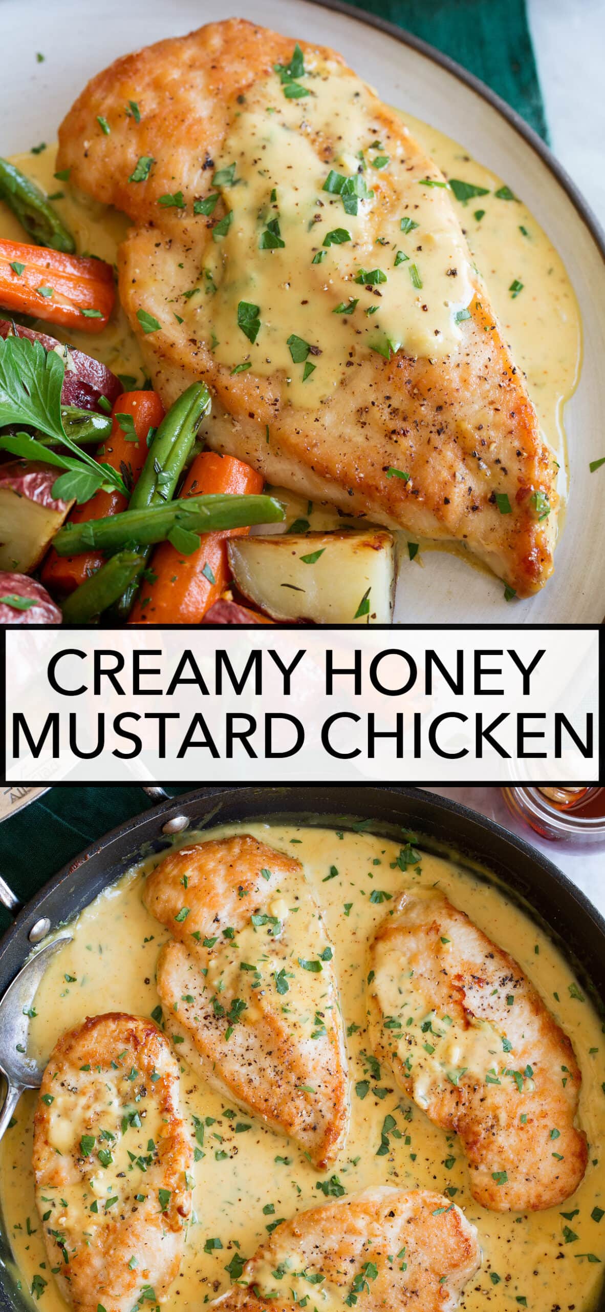 Creamy Honey Mustard Chicken - Cooking Classy