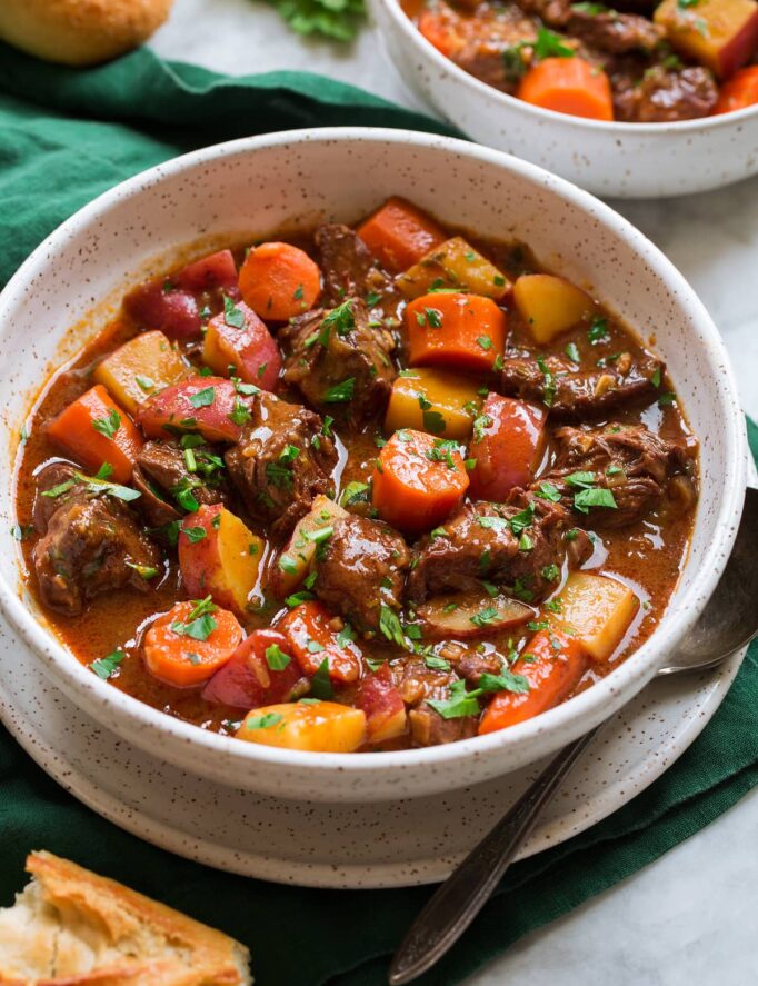 Slow Cooker Beef Stew - Cooking Classy