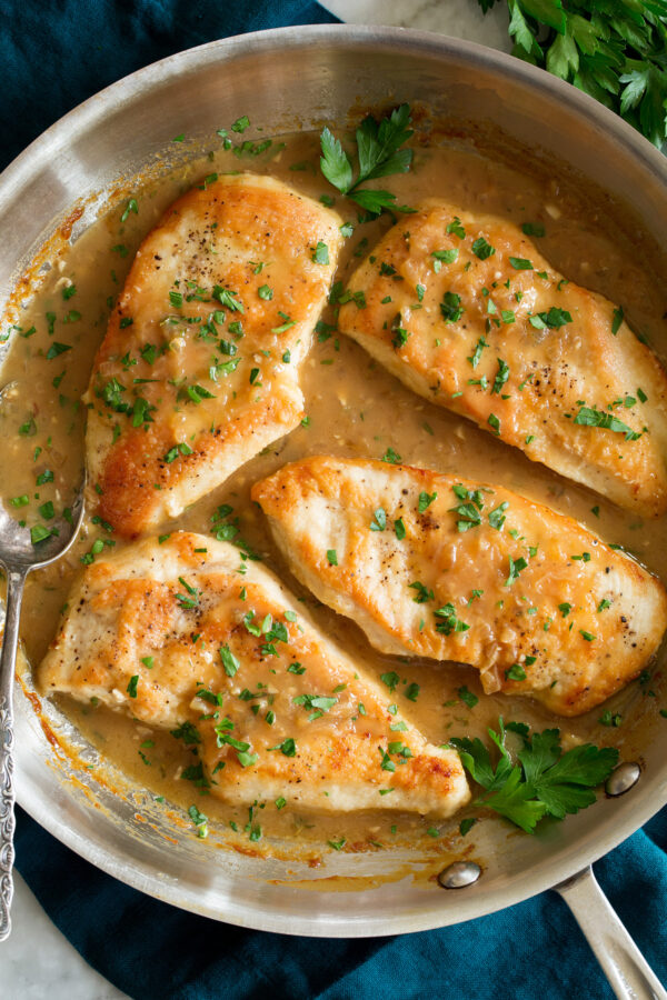 Chicken in White Wine Sauce - Cooking Classy