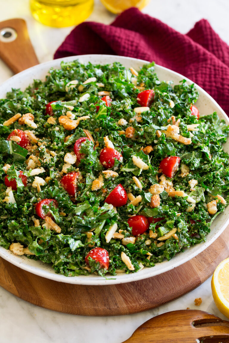 Lemon Parmesan Kale Salad Cooking Classy