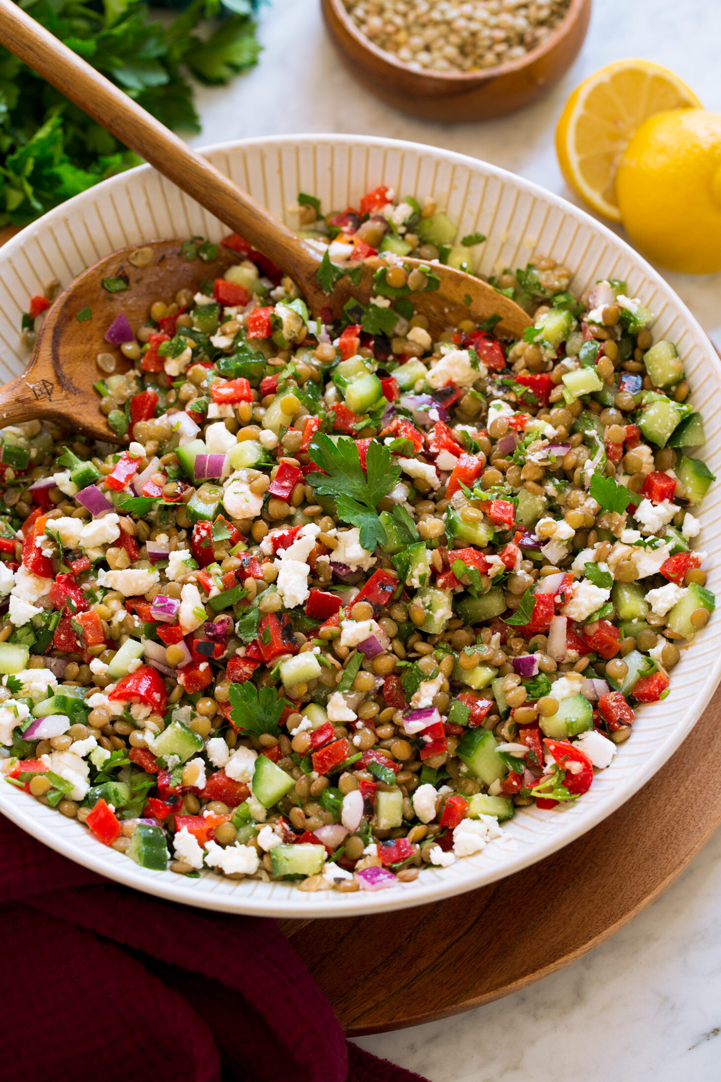 Lentil Salad Cooking Classy