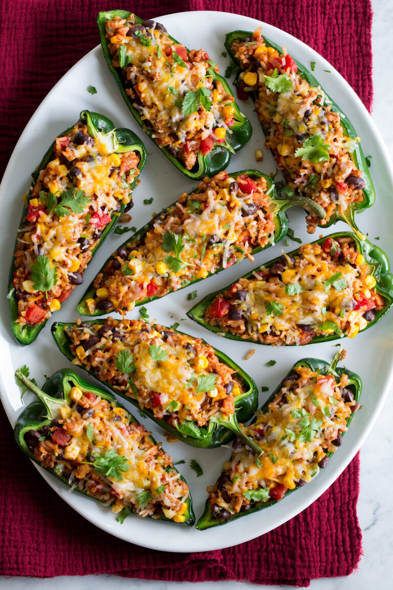 Stuffed Poblano Peppers Cooking Classy