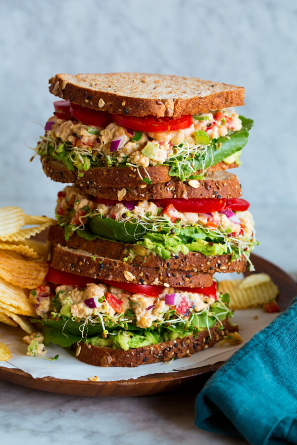 Chickpea Salad Sandwich - Cooking Classy