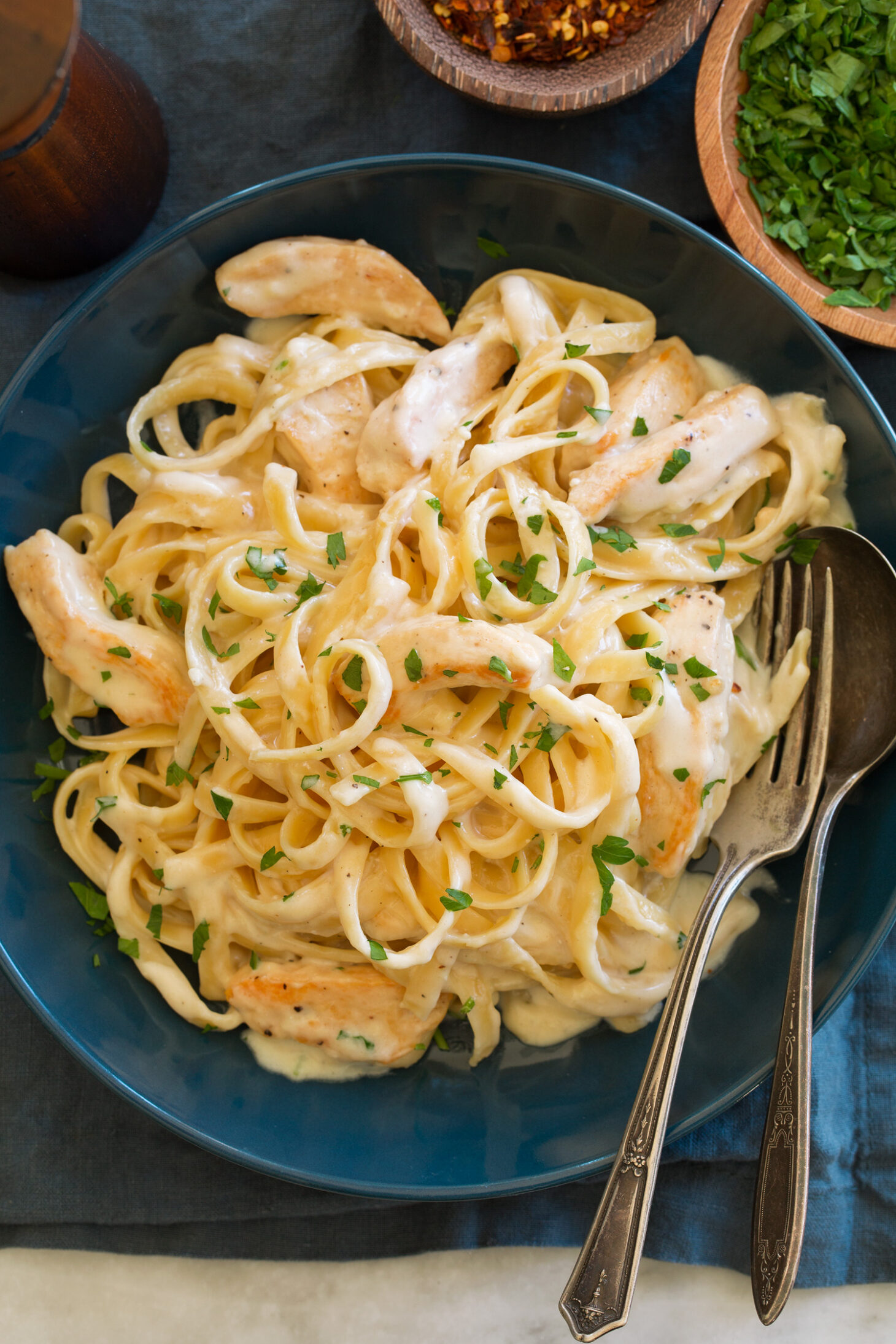 Chicken alfredo cooking classy