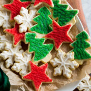 Easy cut out sugar cookies recipe.