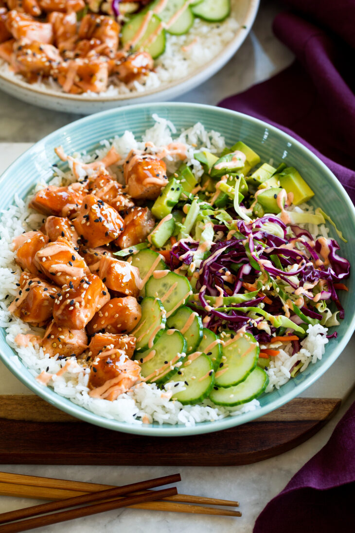 Salmon Rice Bowls - Cooking Classy