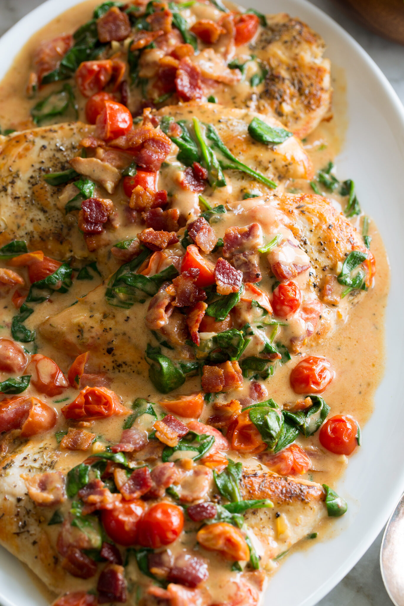 Smothered BLT Chicken - Cooking Classy