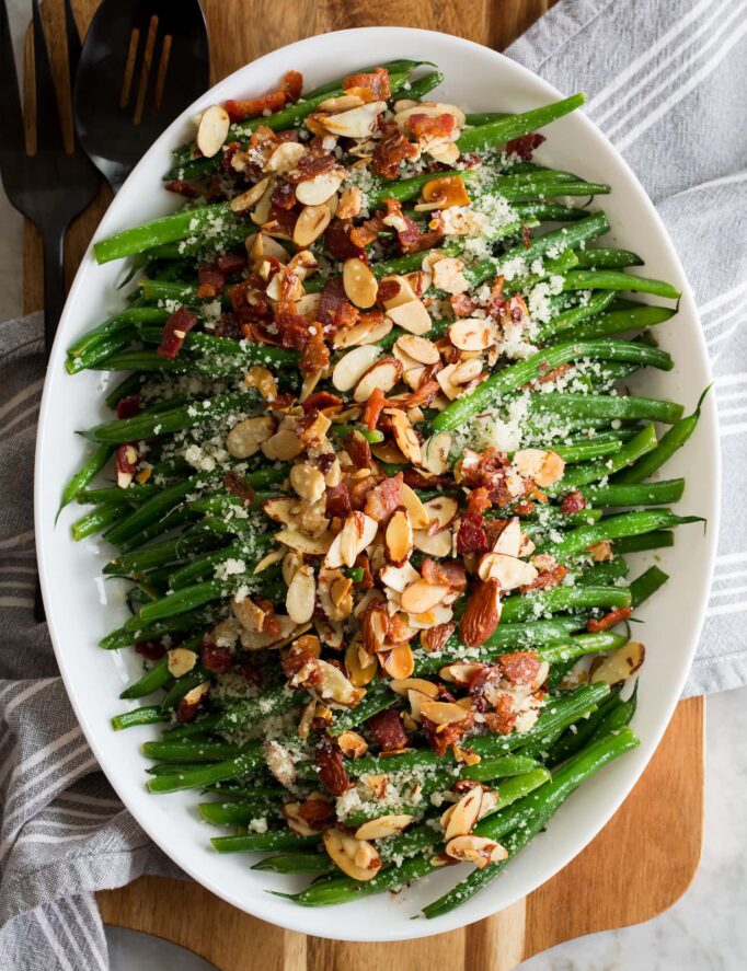Lemon Butter Green Beans with Cranberries Walnuts and Feta Cooking Classy